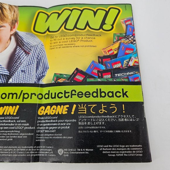 Lego Batman II DC Comics 76013-2 #2 Manual Instruction Booklet ONLY No Brick Fig - Picture 7 of 7